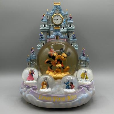 LOT 133B: Disney Loves First Kiss Musical Snow Globe