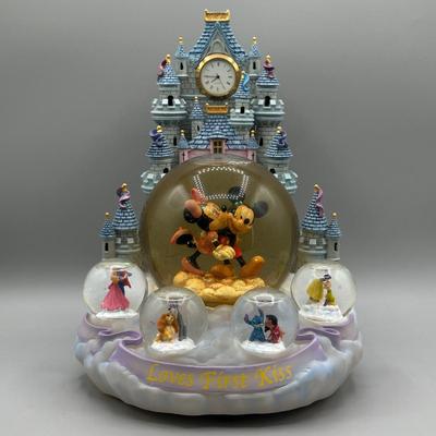 LOT 133B: Disney Loves First Kiss Musical Snow Globe