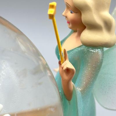 LOT 135B: Vintage Disney Pinocchio & Blue Fairy Musical Snow Globe