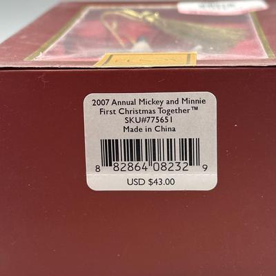 LOT 136B: Lenox X Disney Ornaments in Box