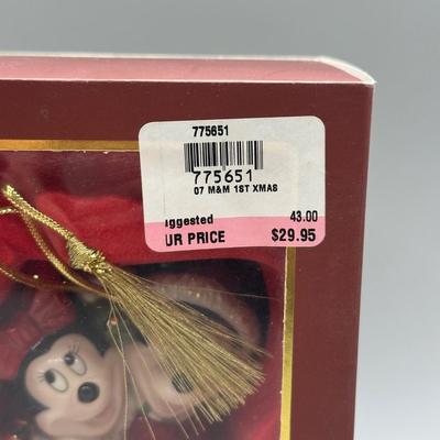 LOT 136B: Lenox X Disney Ornaments in Box