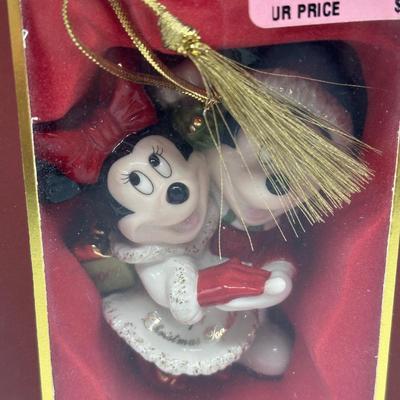 LOT 136B: Lenox X Disney Ornaments in Box