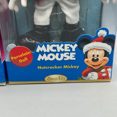 LOT 137B: Disney Wishes Can Come True Coin Bank & Mickey/Minnie Mouse Nutcrackers in Box