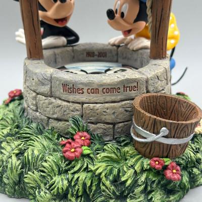 LOT 137B: Disney Wishes Can Come True Coin Bank & Mickey/Minnie Mouse Nutcrackers in Box