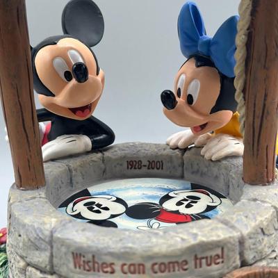 LOT 137B: Disney Wishes Can Come True Coin Bank & Mickey/Minnie Mouse Nutcrackers in Box