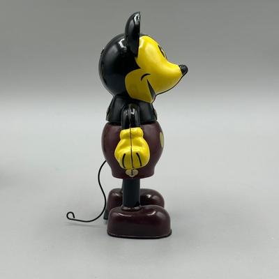 LOT 139B: Vintage Mickey & Minnie Mouse Schylling And Friends Tin Wind Up Retro Toys