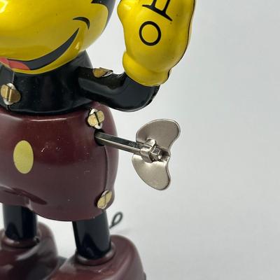 LOT 139B: Vintage Mickey & Minnie Mouse Schylling And Friends Tin Wind Up Retro Toys