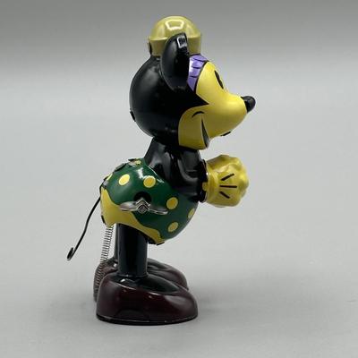 LOT 139B: Vintage Mickey & Minnie Mouse Schylling And Friends Tin Wind Up Retro Toys