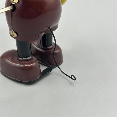 LOT 139B: Vintage Mickey & Minnie Mouse Schylling And Friends Tin Wind Up Retro Toys