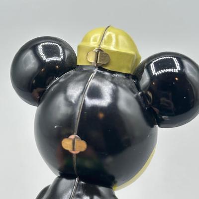 LOT 139B: Vintage Mickey & Minnie Mouse Schylling And Friends Tin Wind Up Retro Toys