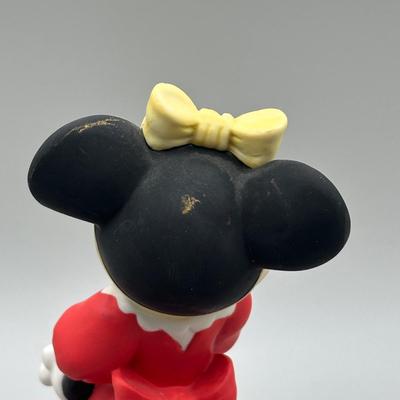 LOT 140B: Vintage Fantasia Disney Sorcerer Mickey Mouse and Minnie Mouse Porcelain Figurines