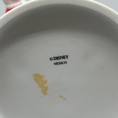 LOT 140B: Vintage Fantasia Disney Sorcerer Mickey Mouse and Minnie Mouse Porcelain Figurines