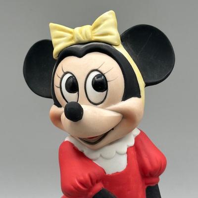 LOT 140B: Vintage Fantasia Disney Sorcerer Mickey Mouse and Minnie Mouse Porcelain Figurines