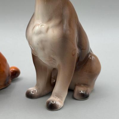 LOT 141B: Vintage Lady & The Tramp/101 Dalmatians Figurines