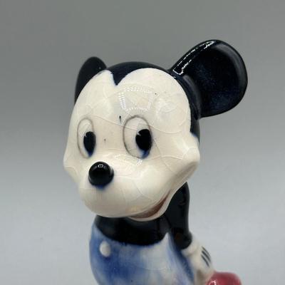LOT 142B: Vintage Mickey & Minnie Mouse Figurines