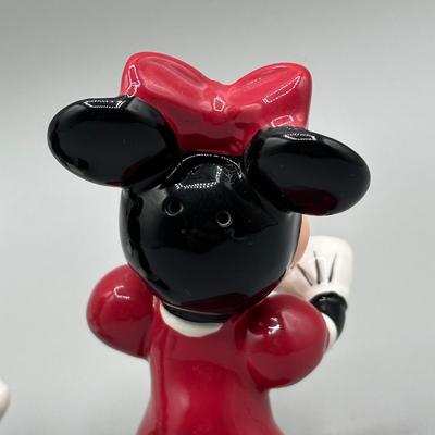 LOT 142B: Vintage Mickey & Minnie Mouse Figurines