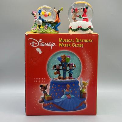 LOT 143B: Disney Musical Birthday Snow Globe In Box & More