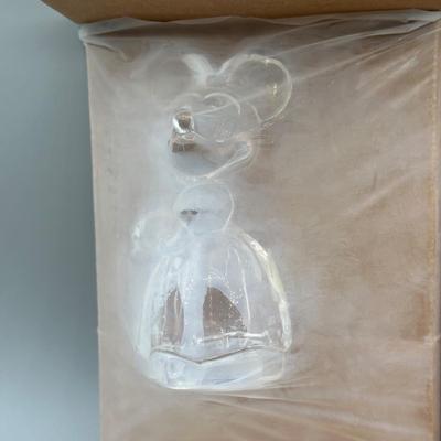 LOT 145B: Lenox Disney Crystal Mickey and Minnie Salt & Pepper Set & Mickey’s Christmas Gift Ornament