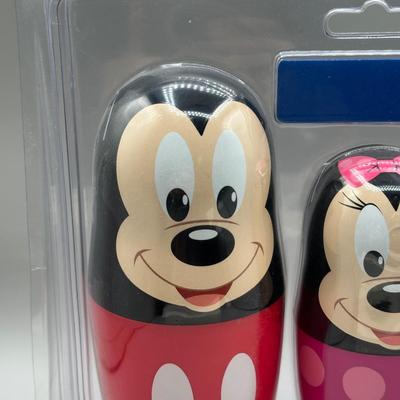 LOT 146B: Disney Nesting Doll Set NIP & Fantasia The Sorcerer's Apprentice Mickey Mouse Doll