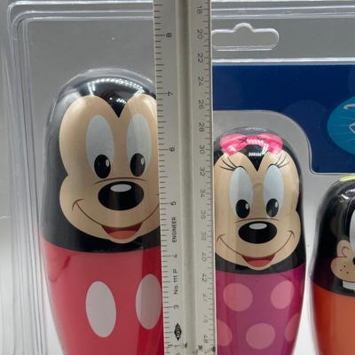 LOT 146B: Disney Nesting Doll Set NIP & Fantasia The Sorcerer's Apprentice Mickey Mouse Doll