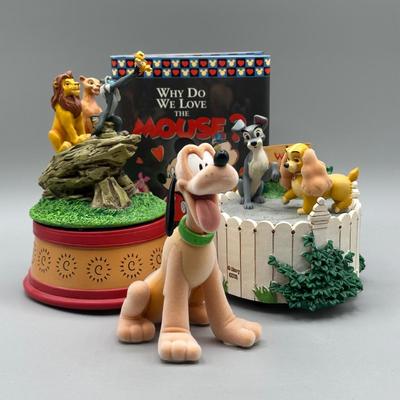 LOT 148B: The Lion King/Lady & The Tramp Music Boxes & More