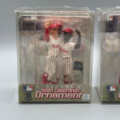 LOT 150B: Philadelphia Phillies Collection! Ryan Howard Bobble Head, Team Celebration Ornament & More