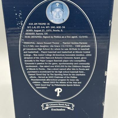 LOT 150B: Philadelphia Phillies Collection! Ryan Howard Bobble Head, Team Celebration Ornament & More