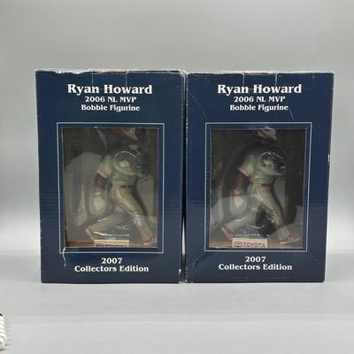 LOT 150B: Philadelphia Phillies Collection! Ryan Howard Bobble Head, Team Celebration Ornament & More