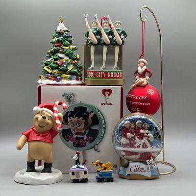 LOT 151B: Christmas Ornaments - Radio City, Betty Boop, Winnie The Pooh & More