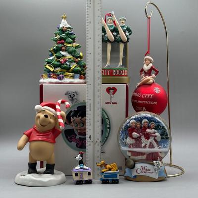 LOT 151B: Christmas Ornaments - Radio City, Betty Boop, Winnie The Pooh & More