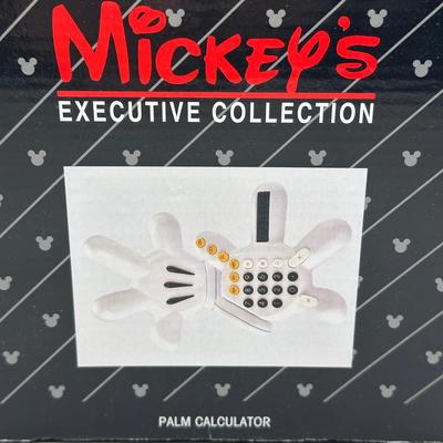 LOT 154B: Disney Pens, Calculator, Roller Card, Mini Clock, Keyboard Mouse & More