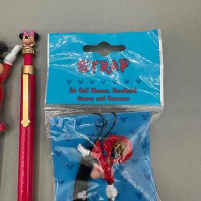 LOT 154B: Disney Pens, Calculator, Roller Card, Mini Clock, Keyboard Mouse & More