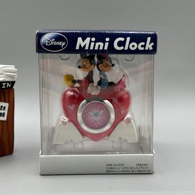 LOT 154B: Disney Pens, Calculator, Roller Card, Mini Clock, Keyboard Mouse & More