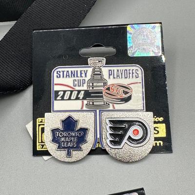 LOT 155B: Philadelphia Flyers Collection - Bernie Parent Figurine in Box, Poster & More