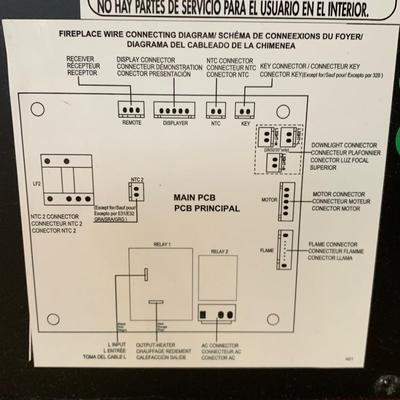 LOT 161 A: Twin Star International Electric Fireplace Model #18ll10GRA