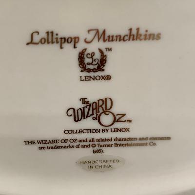 LOT 162 A: The Wizard of Oz Collection by Lenox Lollipop Munchkins