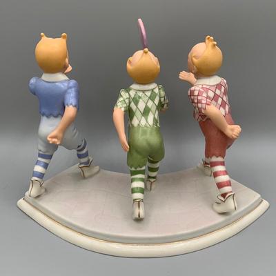 LOT 162 A: The Wizard of Oz Collection by Lenox Lollipop Munchkins