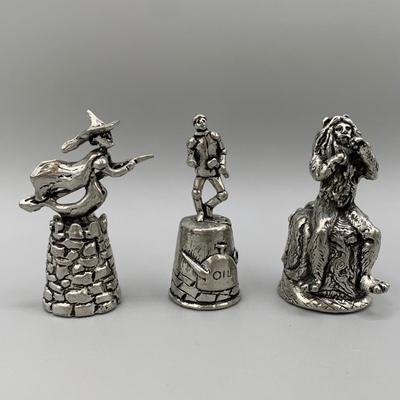 LOT 164 A: Wizard of Oz Pewter Thimble Collection