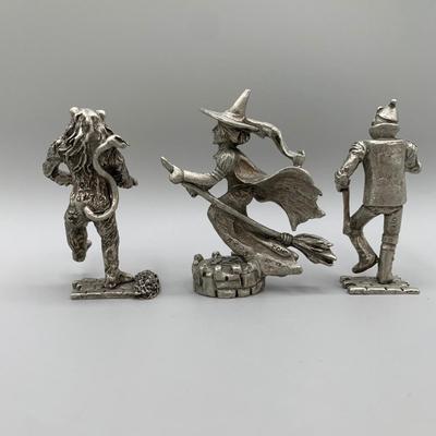 LOT 165 A: The Wizard of Oz Pewter Figurine Collection