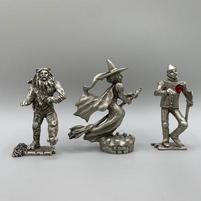 LOT 165 A: The Wizard of Oz Pewter Figurine Collection