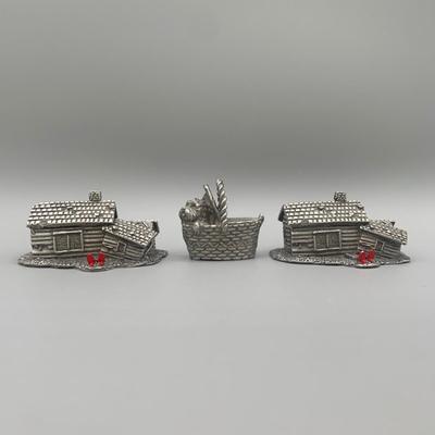 LOT 165 A: The Wizard of Oz Pewter Figurine Collection