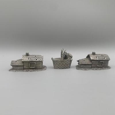 LOT 165 A: The Wizard of Oz Pewter Figurine Collection