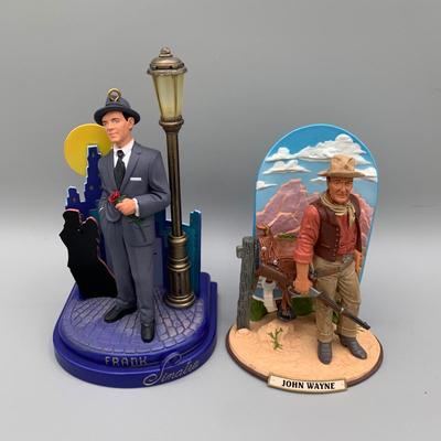LOT 166 A: Frank Sinatra, Dean Martin, John Wayne, & "Grease" Drive In Ornament Collection