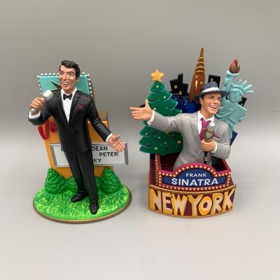 LOT 166 A: Frank Sinatra, Dean Martin, John Wayne, & "Grease" Drive In Ornament Collection