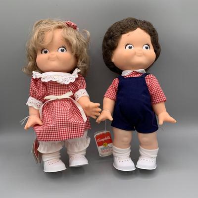 LOT 167 A: Campbells Soup Collection: 1988 Special Edition Kid Dolls, Coffee Mugs, & More