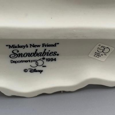 LOT 168 A: Department 56 Snowbabies The Guest Collection: "Under The Midnight Moon With Barbie", "A Kiss For You And 2000...