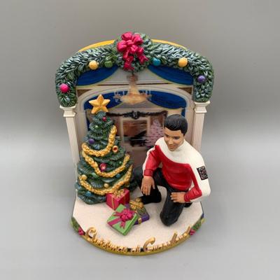 LOT 169 A: Elvis Presley Ornament Collection: Department 56 "Elvis Presley's Graceland", 1955 Cadillac Fleetwood, & More