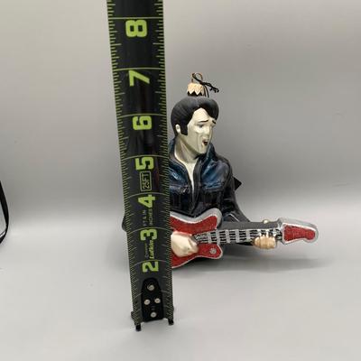 LOT 169 A: Elvis Presley Ornament Collection: Department 56 "Elvis Presley's Graceland", 1955 Cadillac Fleetwood, & More