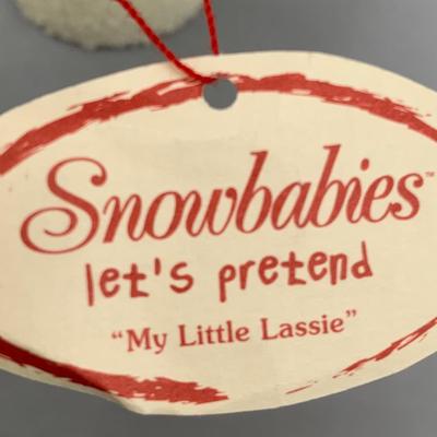 LOT 170 B: Department 56 Snowbabies Let's Pretend Collection: "Little Liberty", "For The Red White And Blue",...