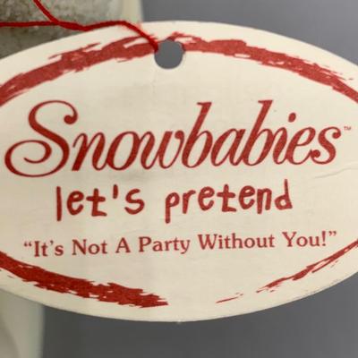 LOT 170 B: Department 56 Snowbabies Let's Pretend Collection: "Little Liberty", "For The Red White And Blue",...